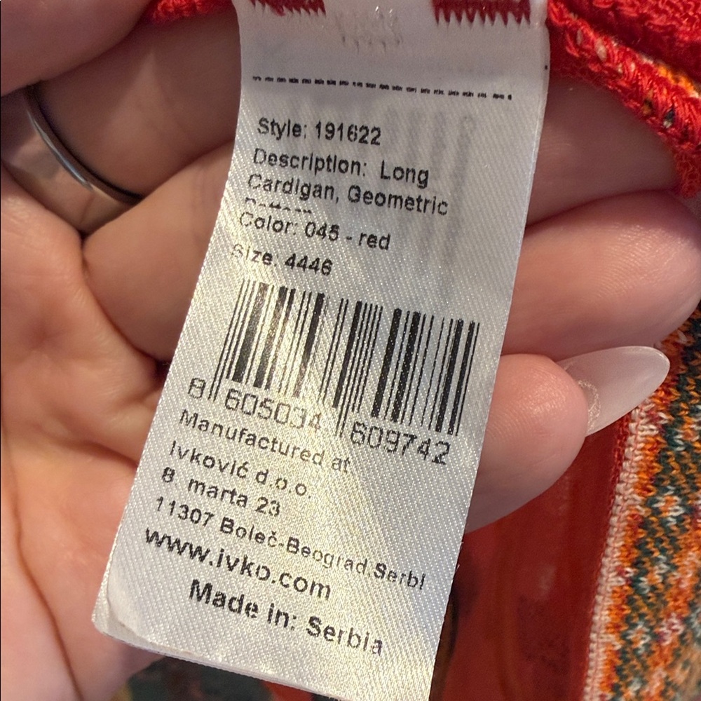 IVKO Multicolor Patterned Kimono - image 4